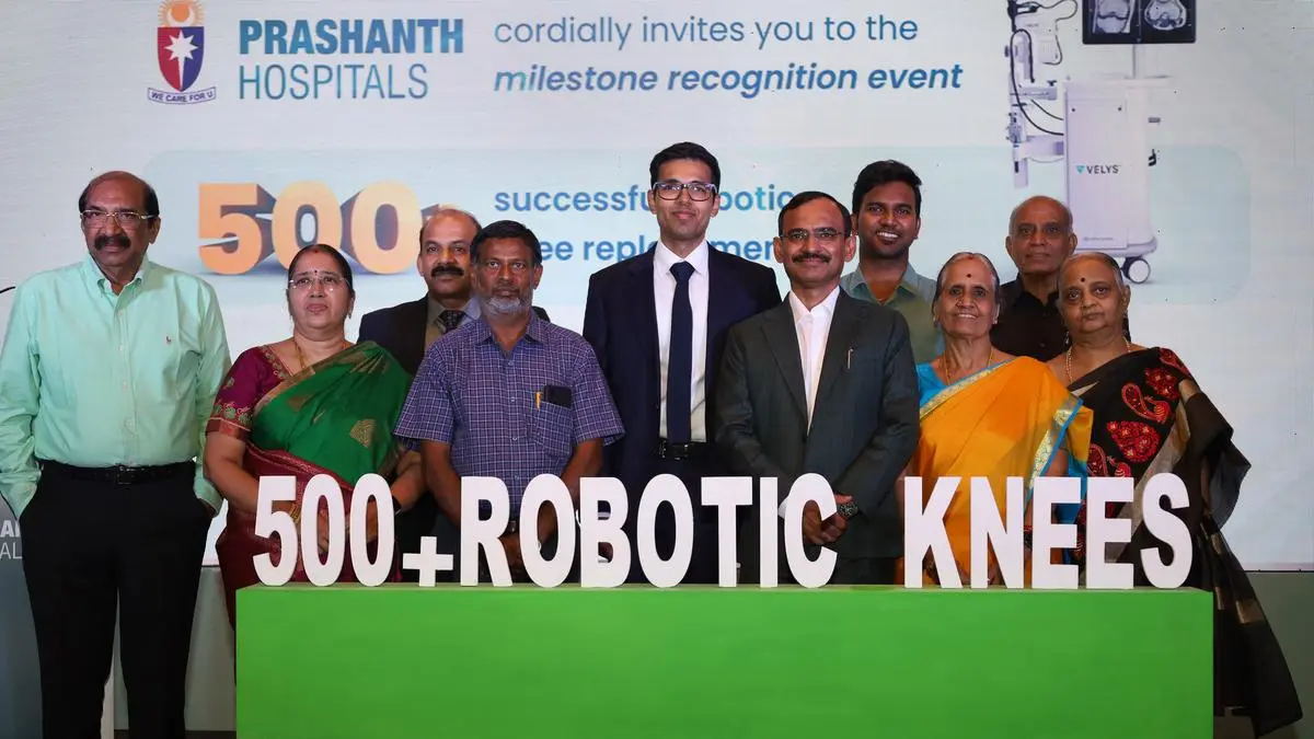 Chennai First 500 Robotics Knee Replacement